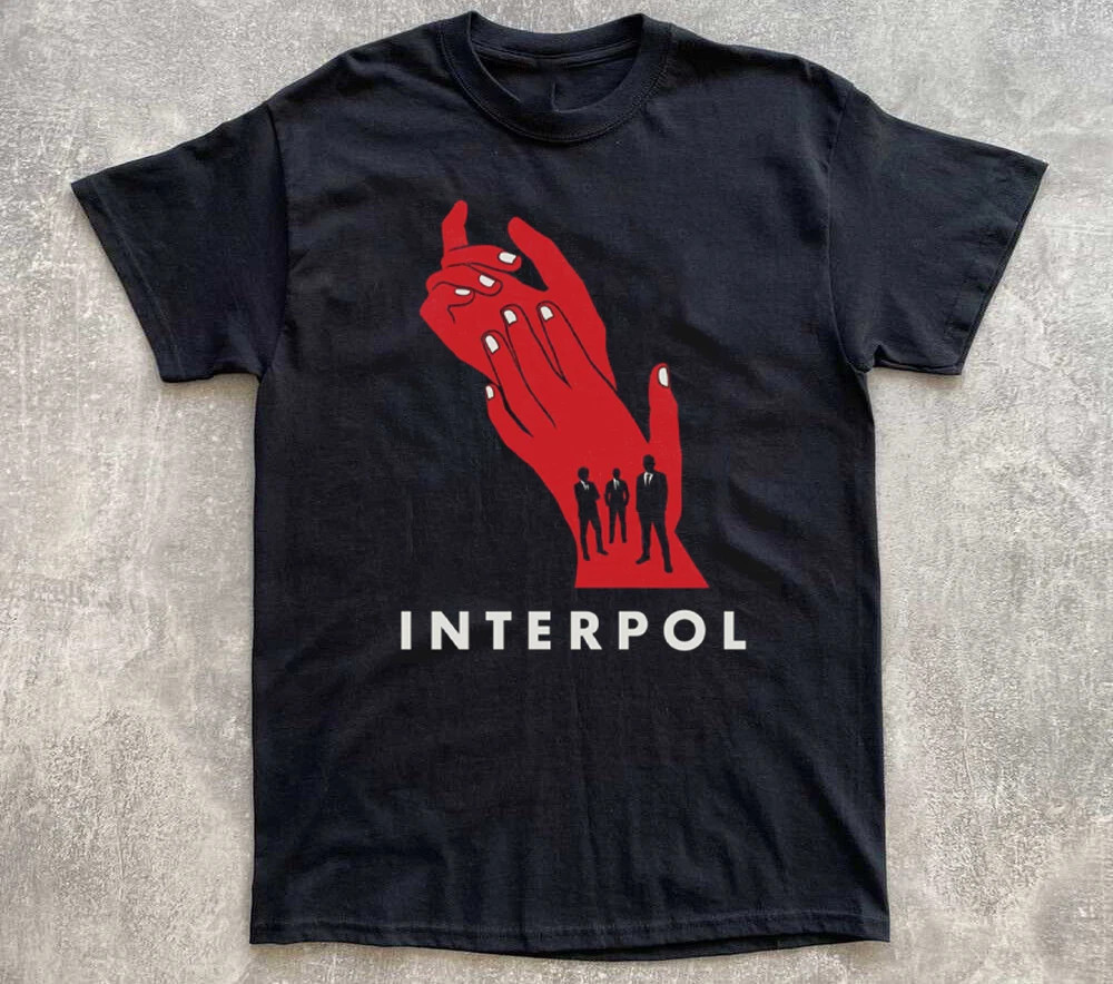 Collection Interpol Band Hands Red T Shirt All Size S-5XL U018