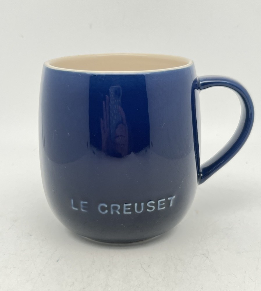 Le Creuset Blue Ombre Coffee Mug Tea Cup Ceramic