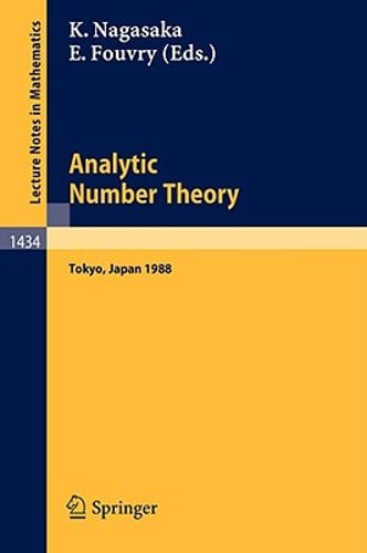 Analytic Number Theory: Proceedings of the Japanese-French Symposium Held in