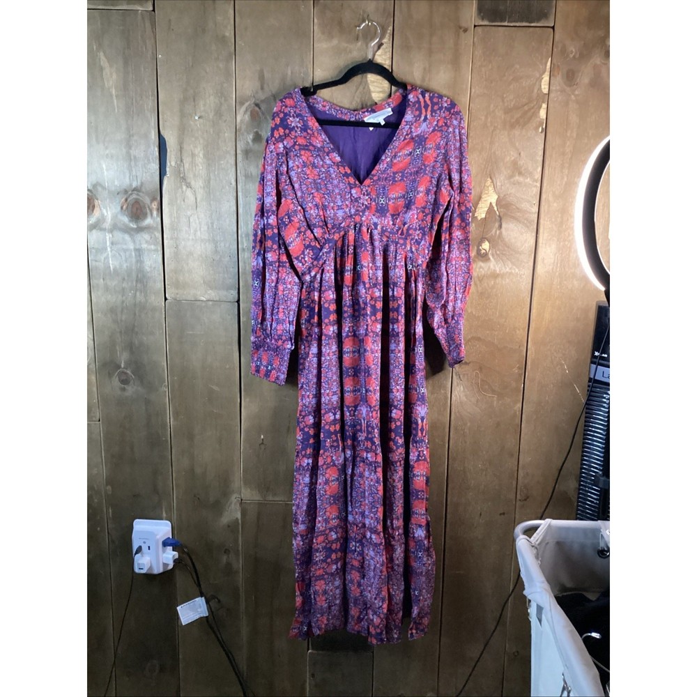 ba&sh, Women's Purple and Pink Floral Dress, Size 1 or Small