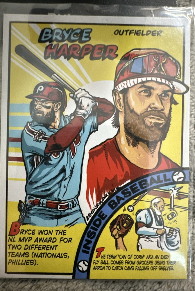 2023 Topps Archives - 1979 Topps Comics Bryce Harper #79TC-8