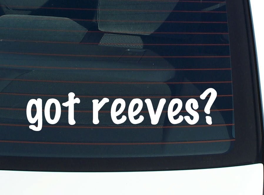 Got Reeves Funny Last Name Car Decal Bumper Sticker Vinyl Window Pride