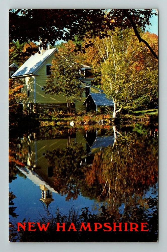NH-New Hampshire, Chocorua River, Scenic View, Vintage Postcard