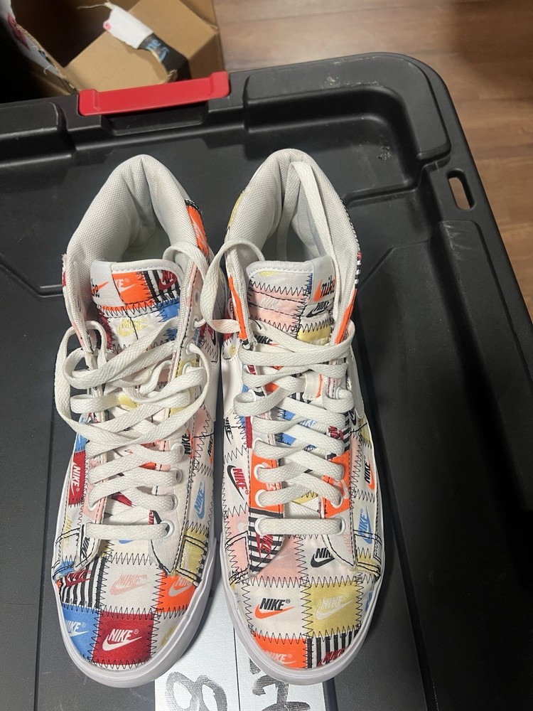 Nike Men's Blazer Mid Patchwork High Top Size 10