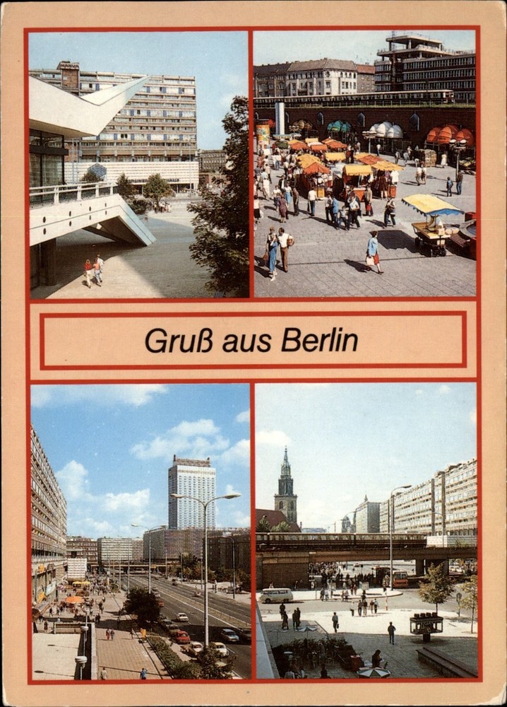 Gruss Aus Berlin Berlin Germany vintage postcard b135