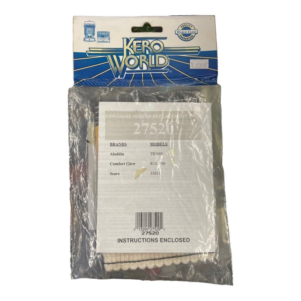 Kero World 27520 Kerosene Heater Replacement Wick Fits Aladdin TR3000 Others