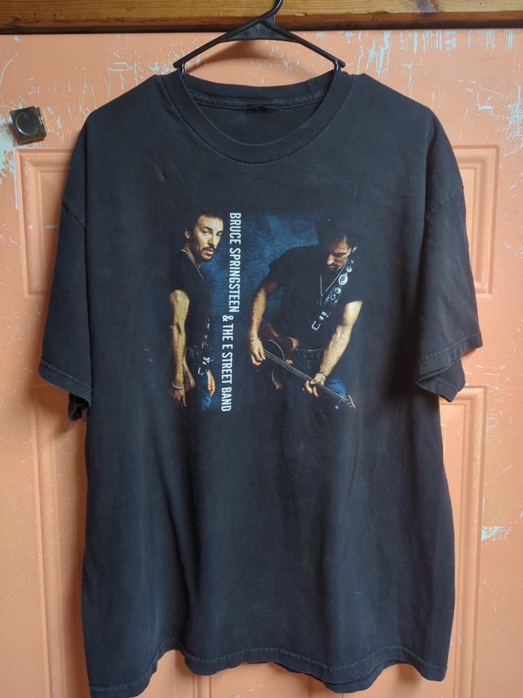 Bruce Springsteen and The E Street Band 2003 Tour Black Double Sided Shirt XL