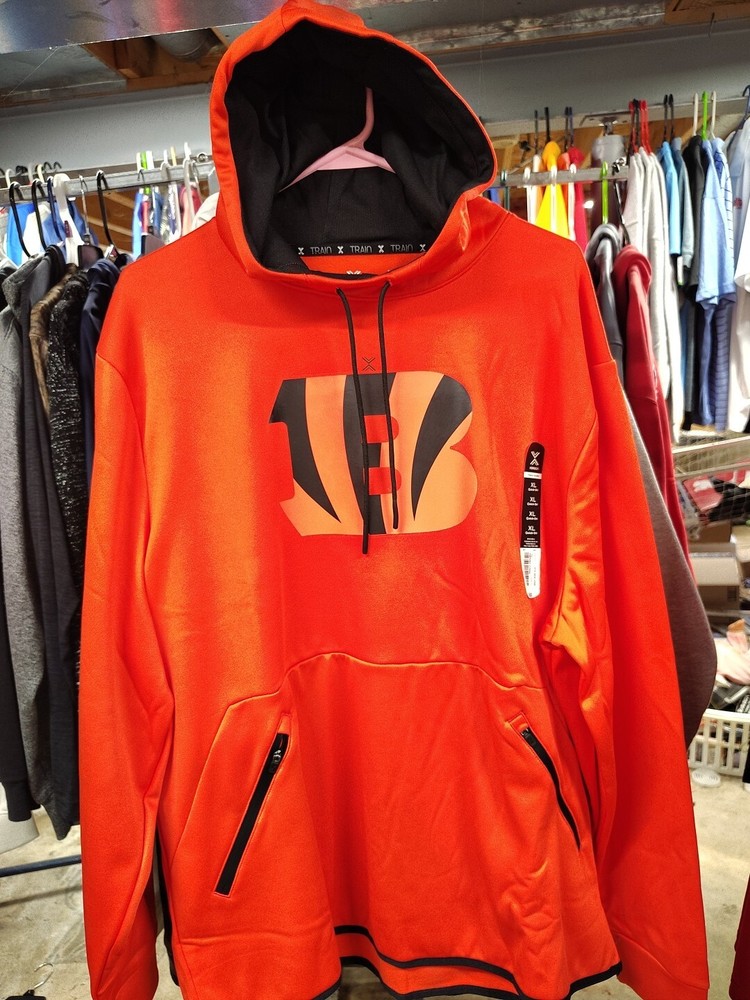 Version Cincinnati Bengals Hoodie Mens Extra Large Orange Hoodie New With Tags