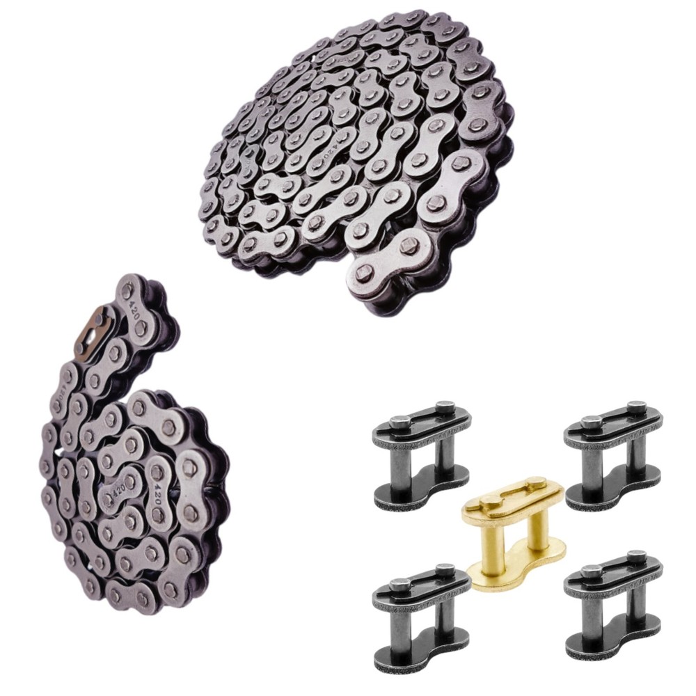 420 Chain Set for Coleman CT200U CT200U-EX BT200X 196cc Mini Bike  