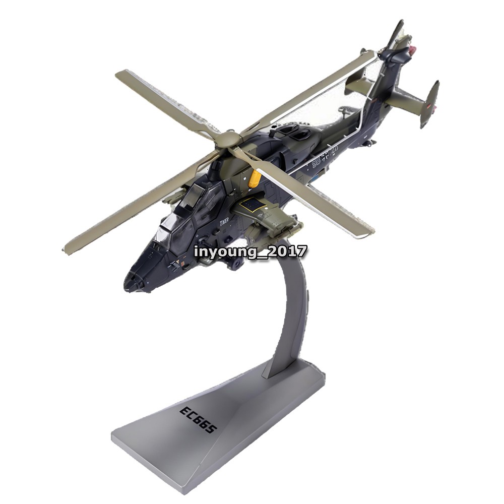 1:72 Eurocopter Tiger EC-665 Helicopter Model Diecast Military Airplane Model