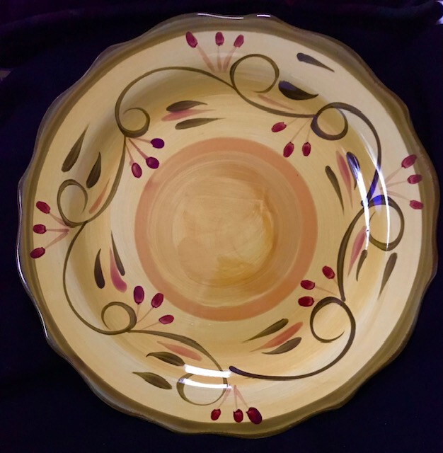 HomeTrends Italian Villa Dinner Plate, 11.25