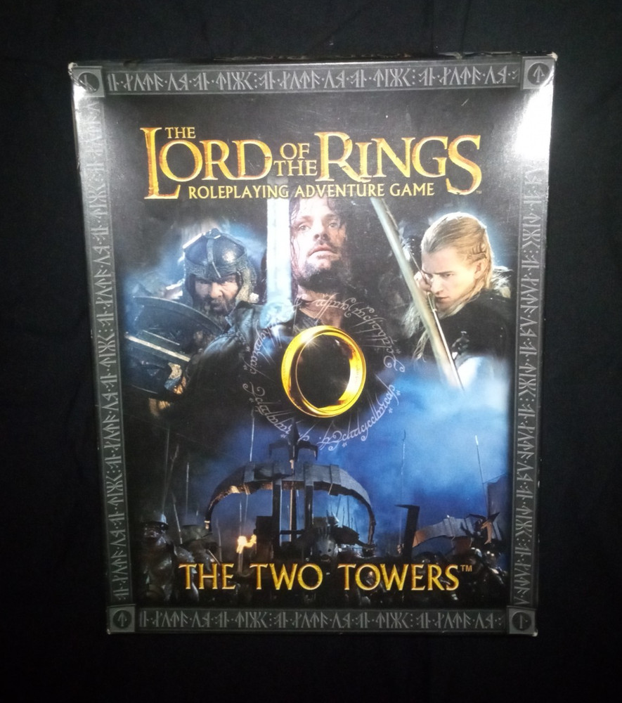 Lord of the Rings Roleplaying Adventure Game Two Towers Box Set exc FreeShipping