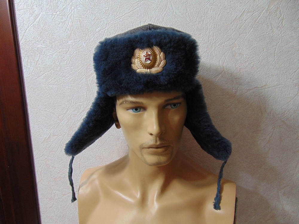 Ushanka hat of a Soviet officer. USSR Army. Size 56 new condition