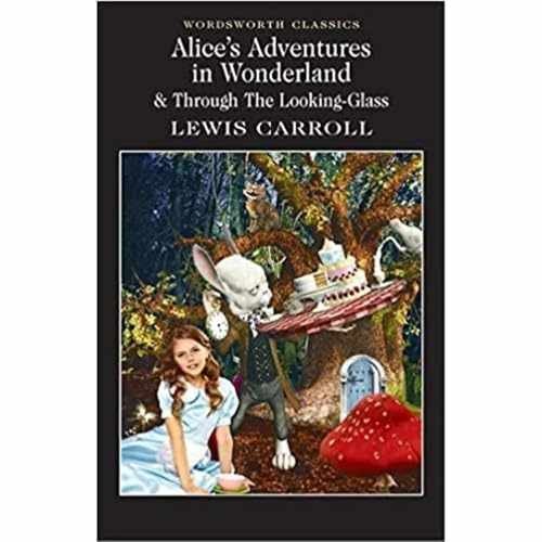 Alice in Wonderland & Through the - Paperback, by Lewis Carroll - Acceptable n