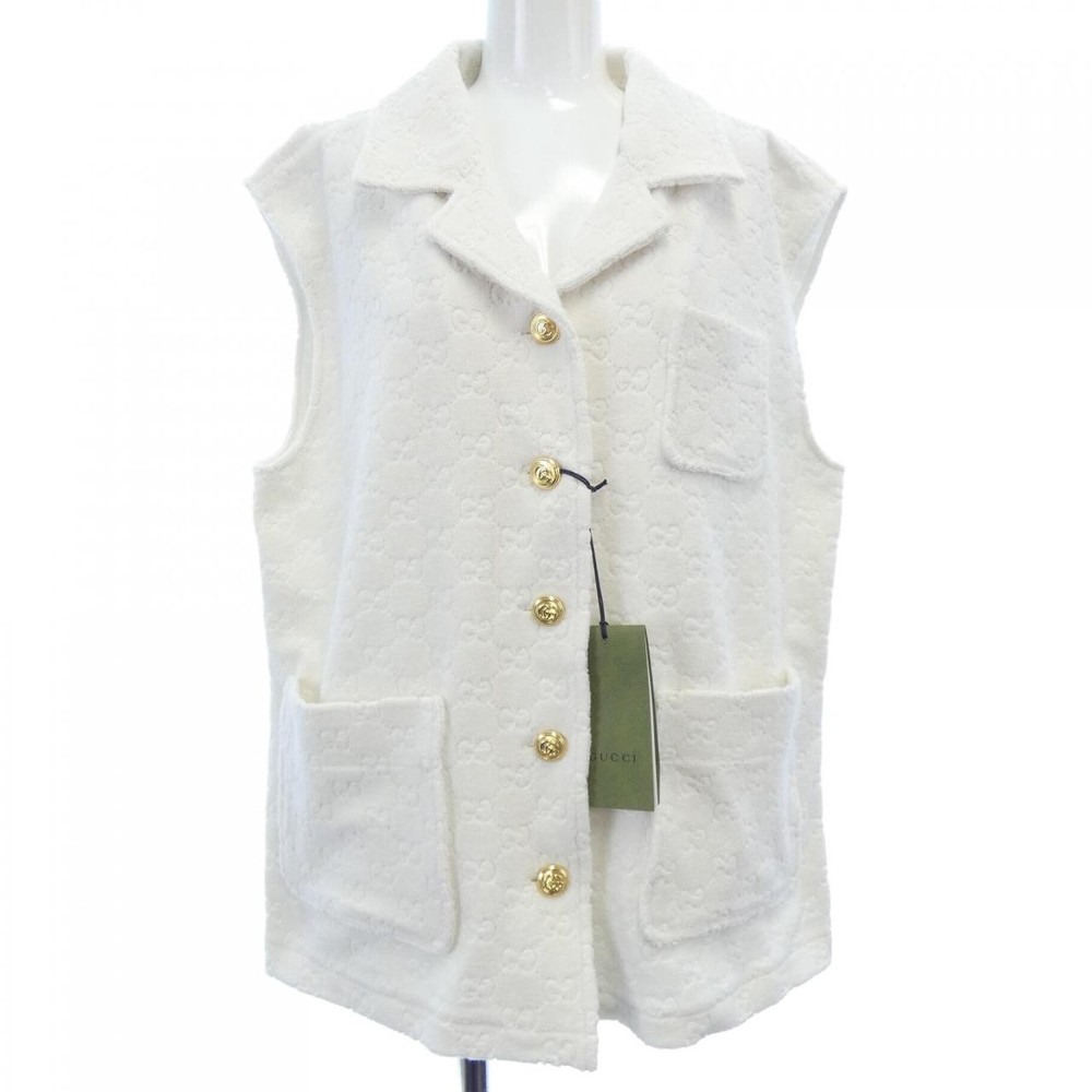 Authentic GUCCI Vest Model 270-004-124-8369 Luxury Designer Wear