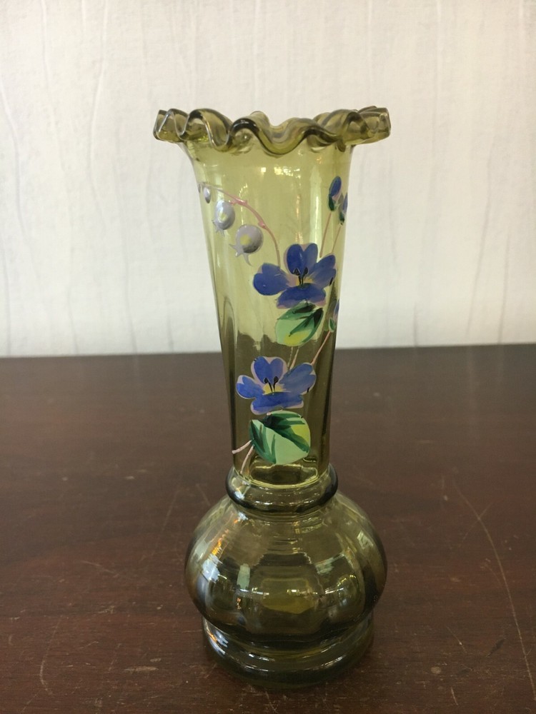 Enamelled Vase Decor Flowers