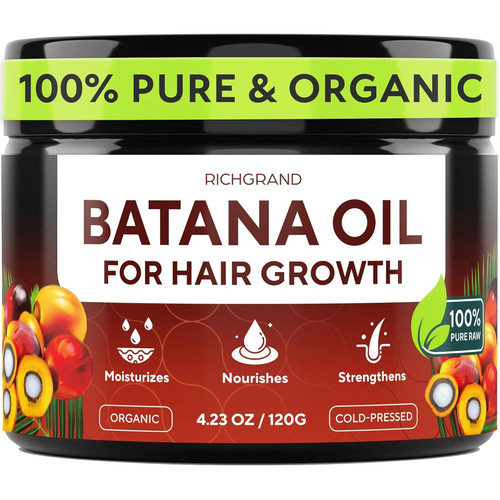 Batana Oil for Hair Growth - 100% Raw & Organic Dr Sebi
