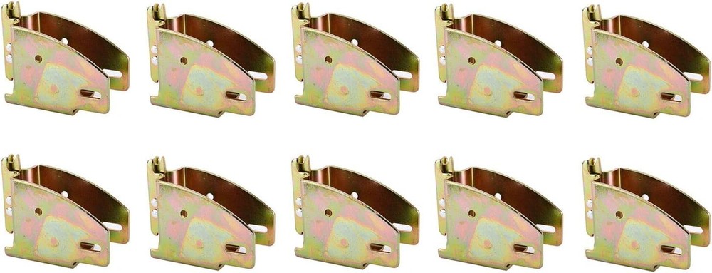 16 Pack E-Track Wood Beam Socket Shelf Brackets for Cargo Enclosed Trailer Truck