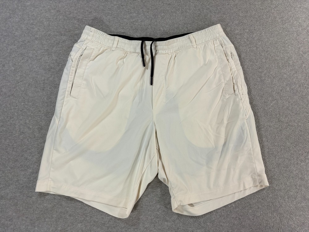 Birddogs Compression Lined Athletic Shorts (Men's 2XL Long) White - 9