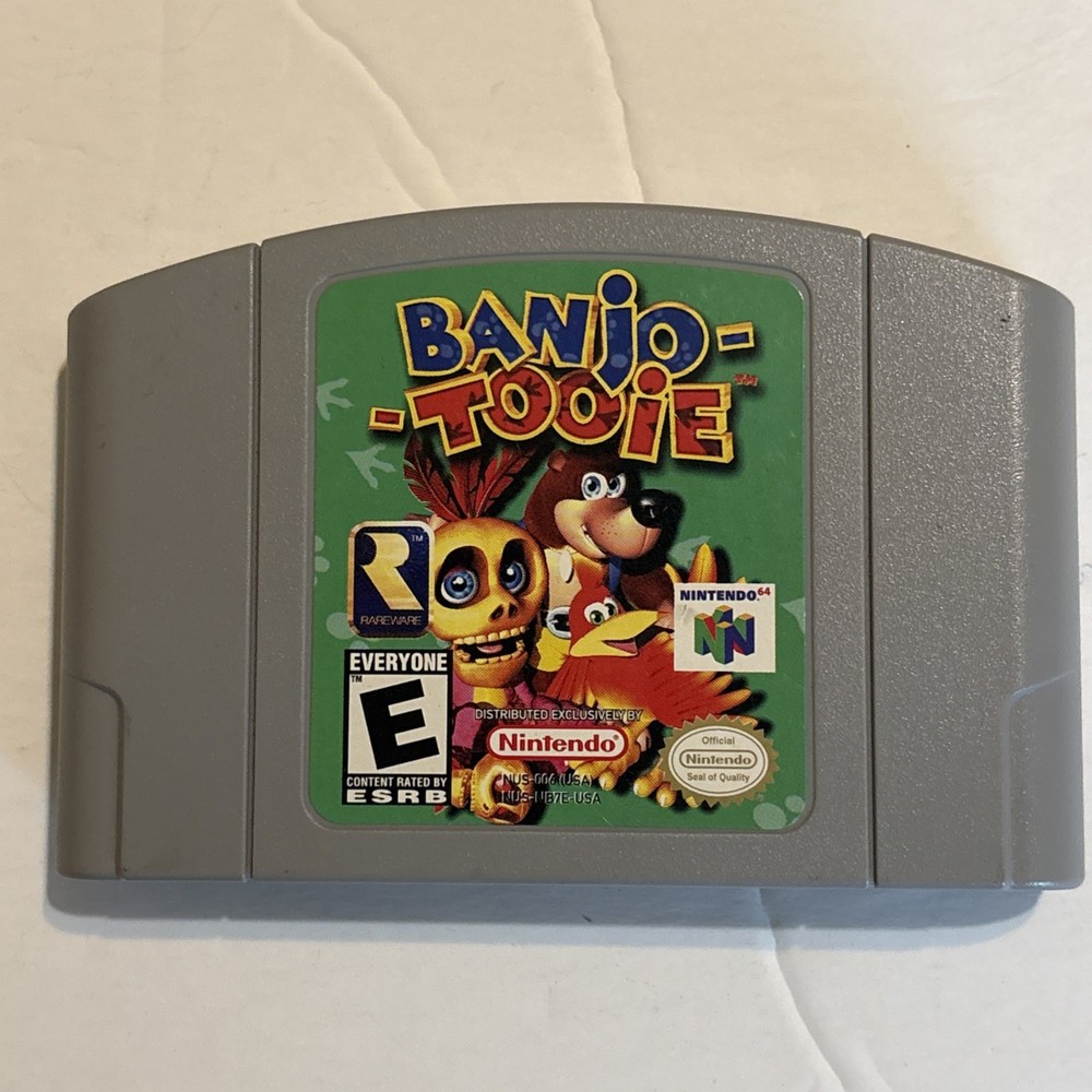 Banjo-Tooie N64 (Nintendo 64, 2000) Authentic Clean Cartridge  Tested & Working