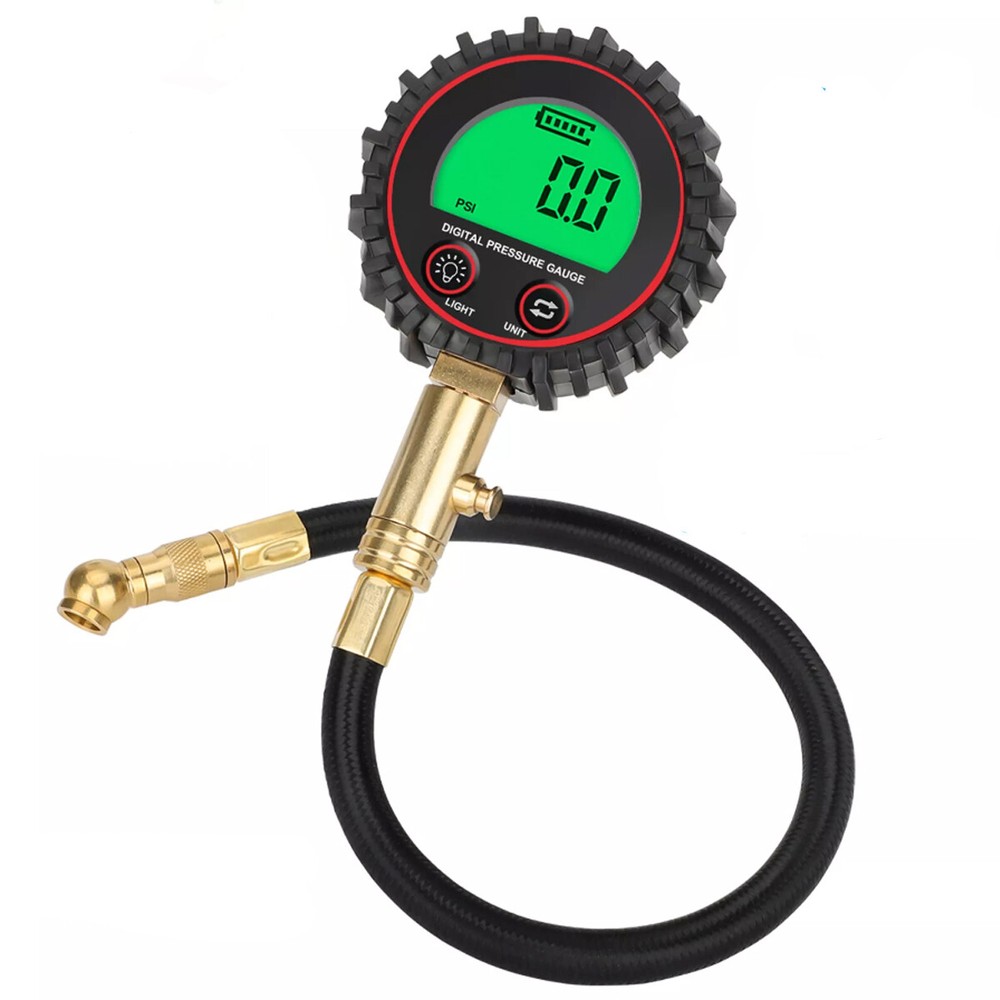 Digital Tire Pressure Gauge 3-255 PSI LCD for Truck Car Bike-image
