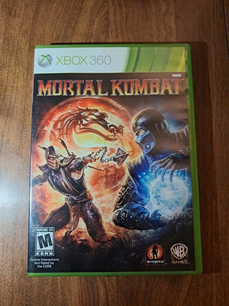 Warner Bros. Games Mortal Kombat Xbox 360 Fighting M NTSC-U/C w/ Manual