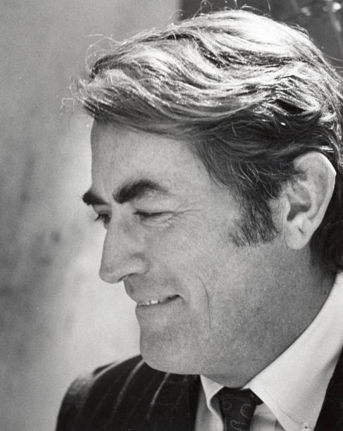 Gregory Peck at Press Conference for the Academy of Motion Pi- 1968 Old Photo 5-image