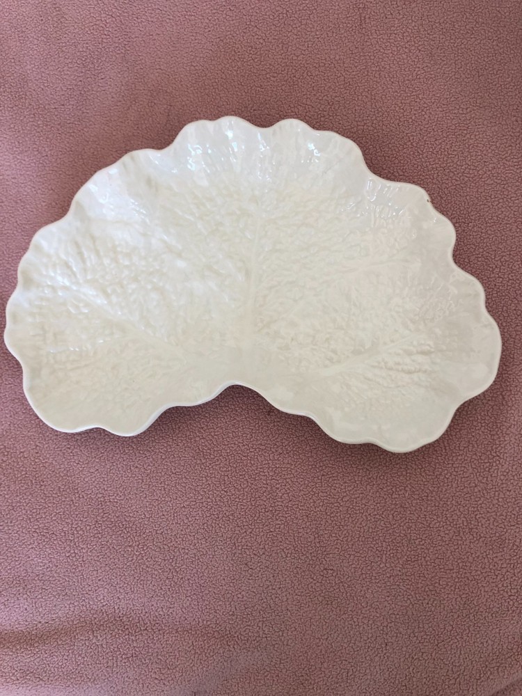 Spode SAVOY WHITE Crescent Salad Plate Bone China GREAT CONDITION 1957 READ