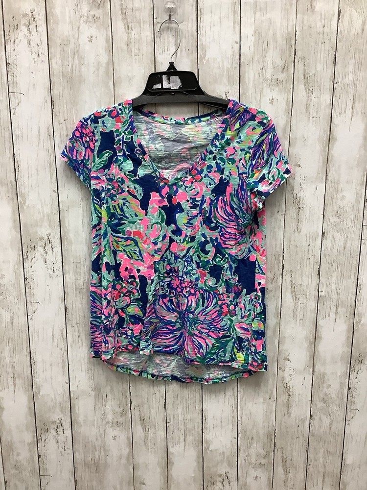 Lilly Pulitzer Short Sleeve Cotton T-Shirt XS 0506-14
