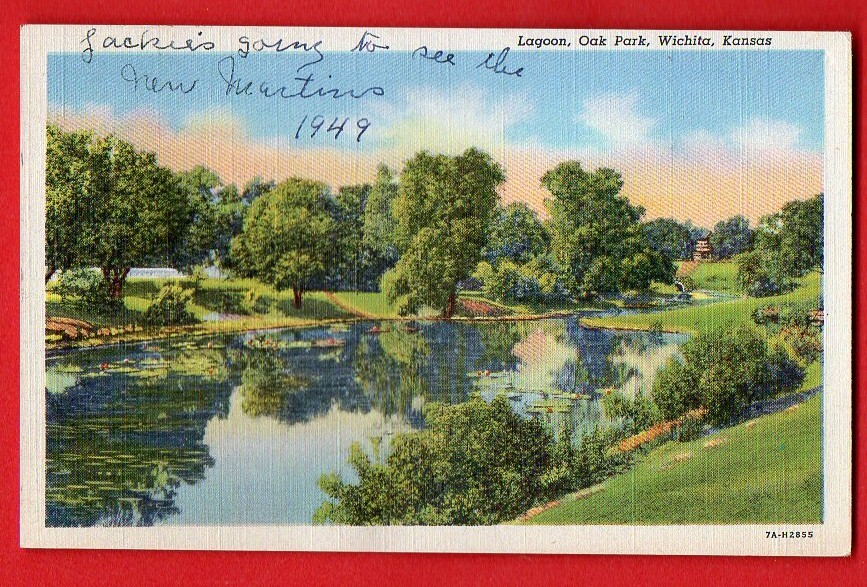 Kansas -Wichita, Lagoon, Oak Park Pc 438