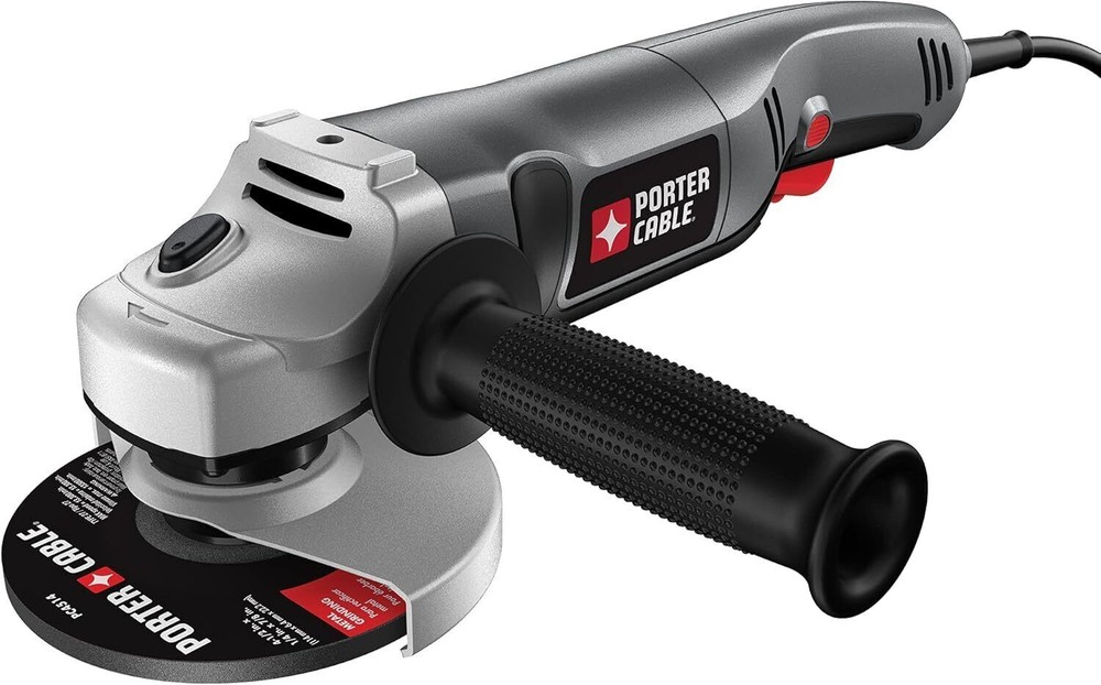 Durable Angle Grinder Tool 4-1/2-Inch, 7.5-Amp w/Soft Grip Handle US