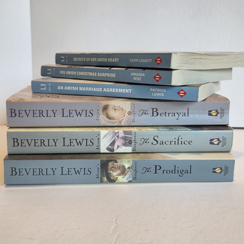 Amish Books Lot (6) - Beverly Lewis (Abrams Daughters) + Love Inspired - PBs