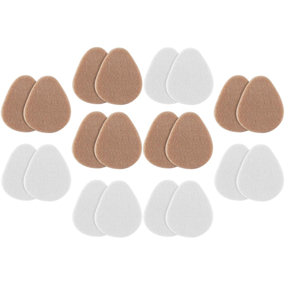 10 Pairs Non-Slip Reusable Forefoot Pads for Women Metatarsal Support