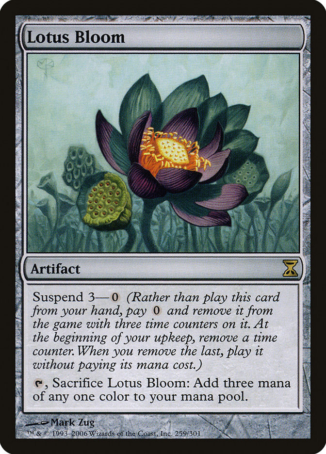 MTG Magic the Gathering Lotus Bloom (259/301) Time Spiral LP