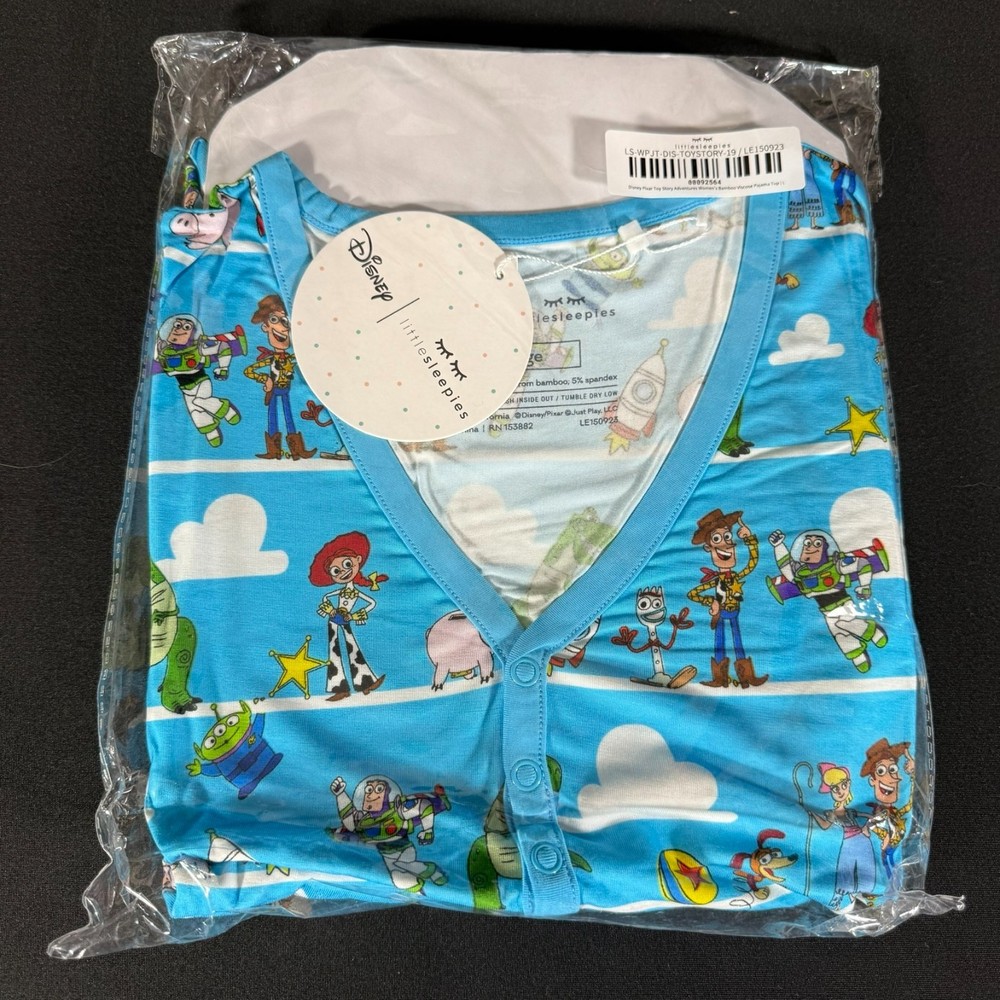 Little Sleepies Disney Pixar Toy Story Adventures Women’s Pajama Top Size L NIB