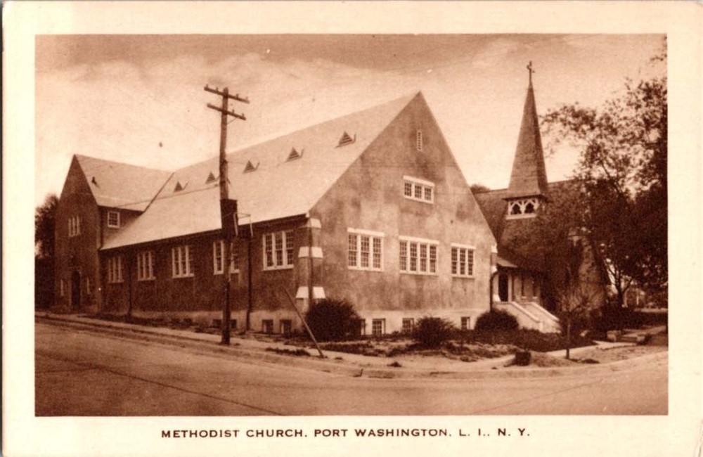 Port Washington New York NY : CHURCH SCENE m/14 BG6207