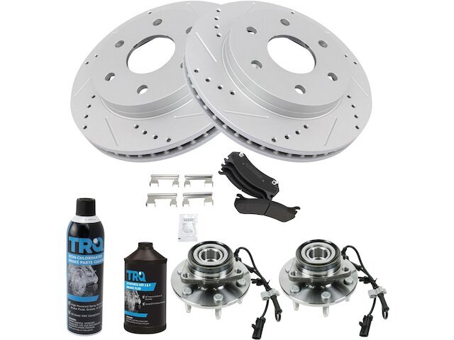 2003-2005 Savana 2500 Front Brake Pad Rotor and Wheel Hub Kit 78QNWW