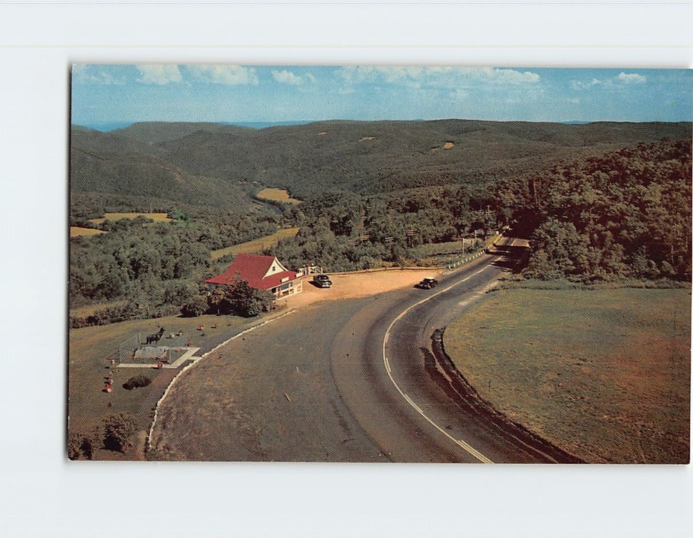 Postcard Deerfield River Valley Mohawk Trail Massachusetts USA