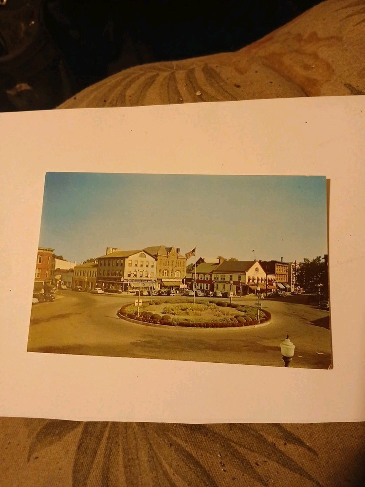 Lincoln Square Vintage View Gettysburg PA Postcard Pennsylvania