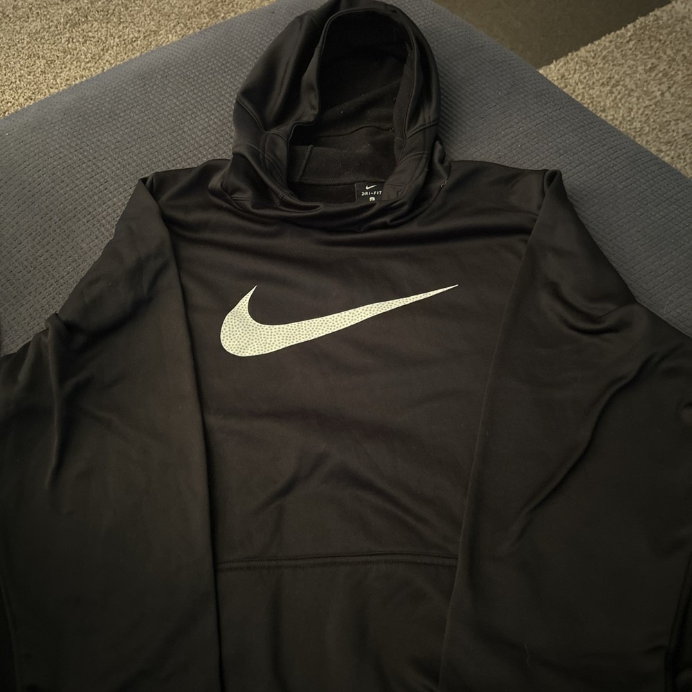 Nike Dri-Fit Hoodie Sweatshirt Women’s Size XL Black Gym Casual Training
