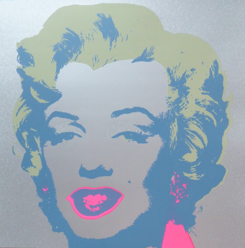DIAMOND DUST MARILYN MONROE SUNDAY B. MORNING LIMITED ED. Andy Warhol Serigraph