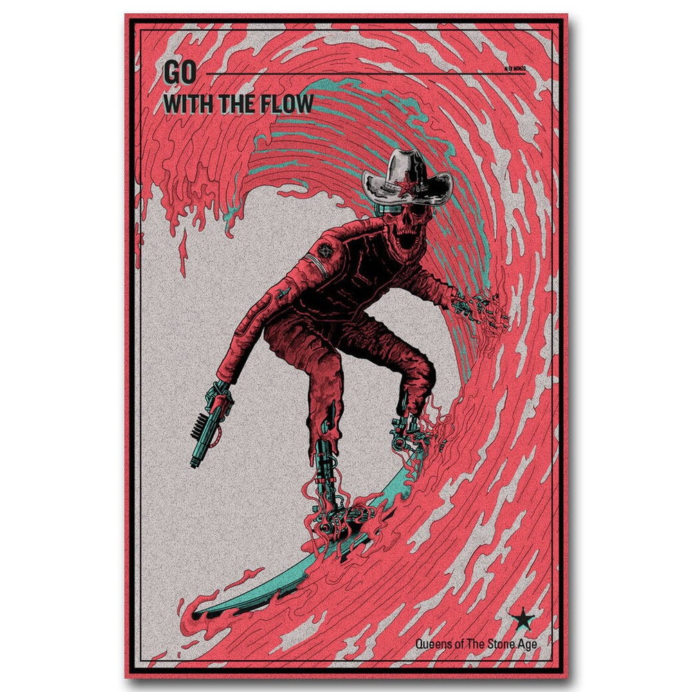 74698 Queens Of The Stone Age Music Wall Art Wall Print Poster US