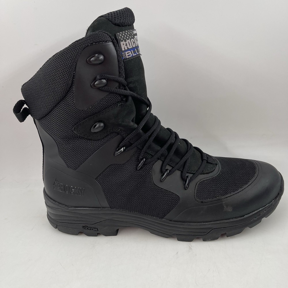 Rocky Men’s Code Blue 8” - Size 11M - Black Public Service Boots