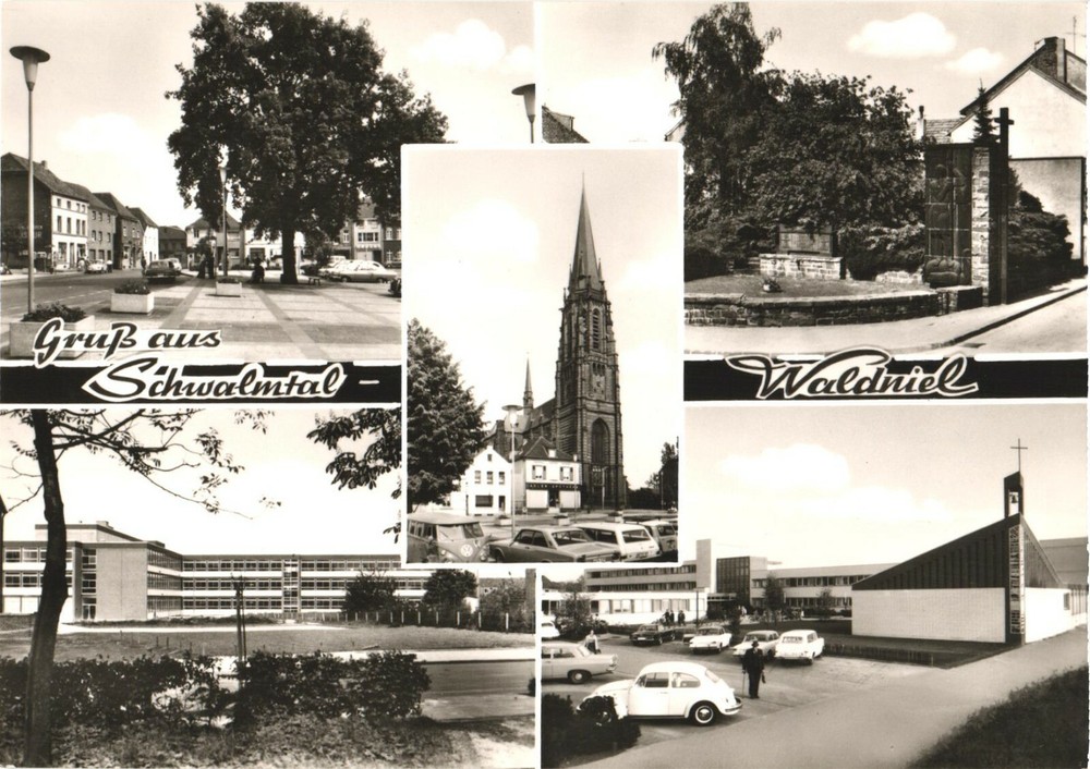 Views of Waldniel Village, Schwalmtal, North Rhine-Westphalia, Germany Postcard