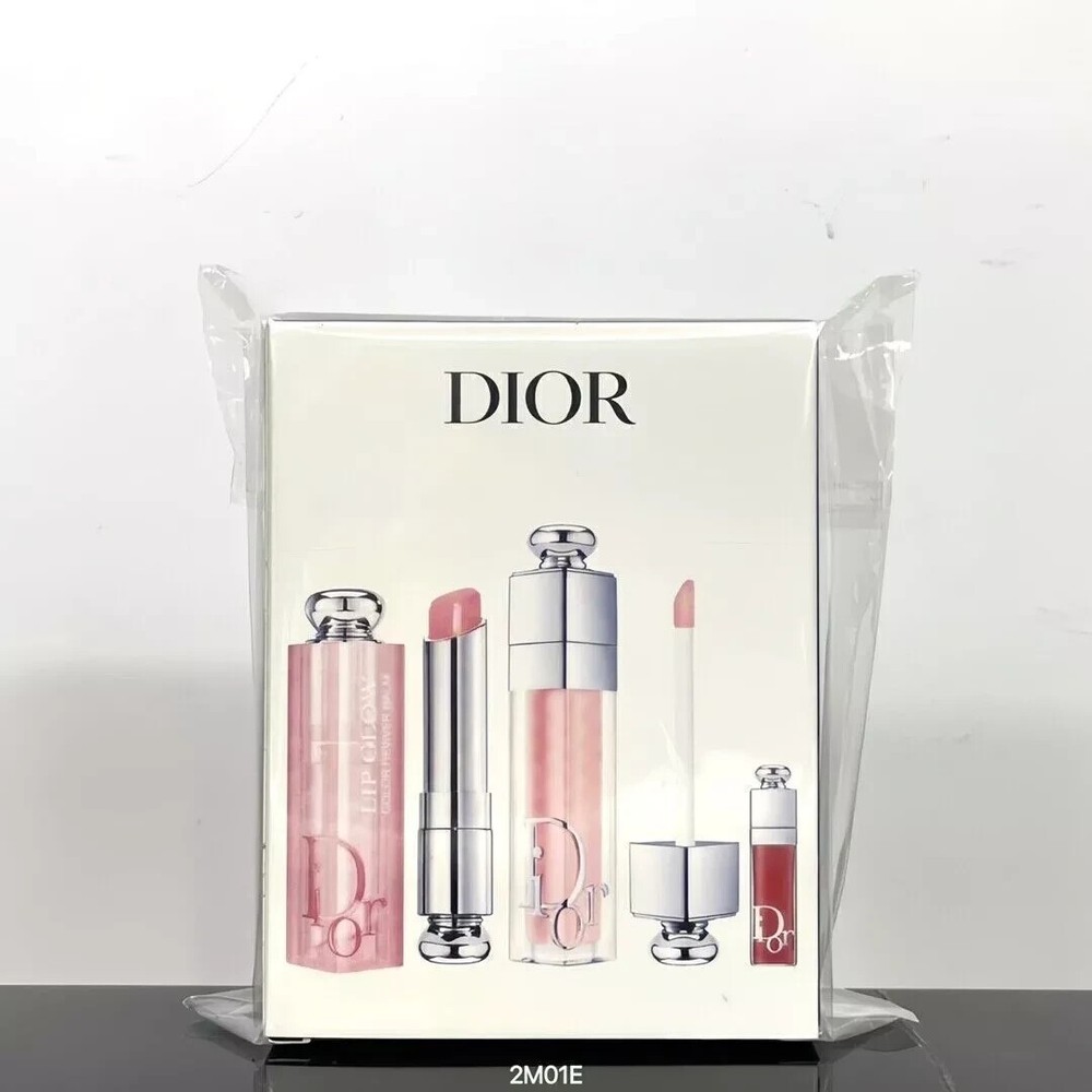 Hot Addict Lip Essentials 3pc Set + Gift Box Lip Glow & Maximizer NIB Set