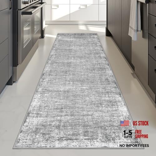 2x8 Runner Rug, Washable Runner Rugs for Hallway, Stain Resistant Entryway