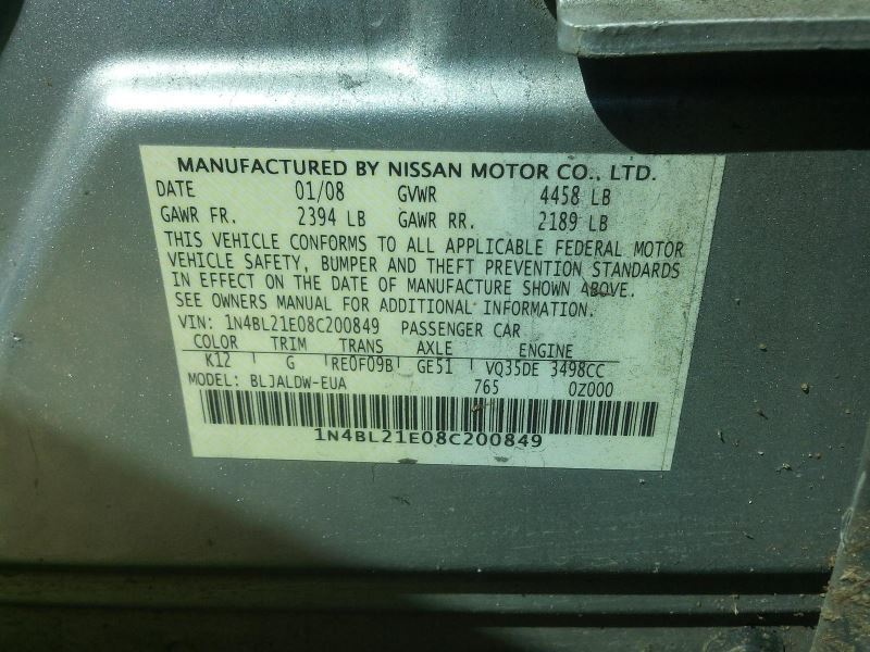 ABS Pump Assembly for 07-09 Nissan Altima SE Sedan CVT Anti-Lock Brakes