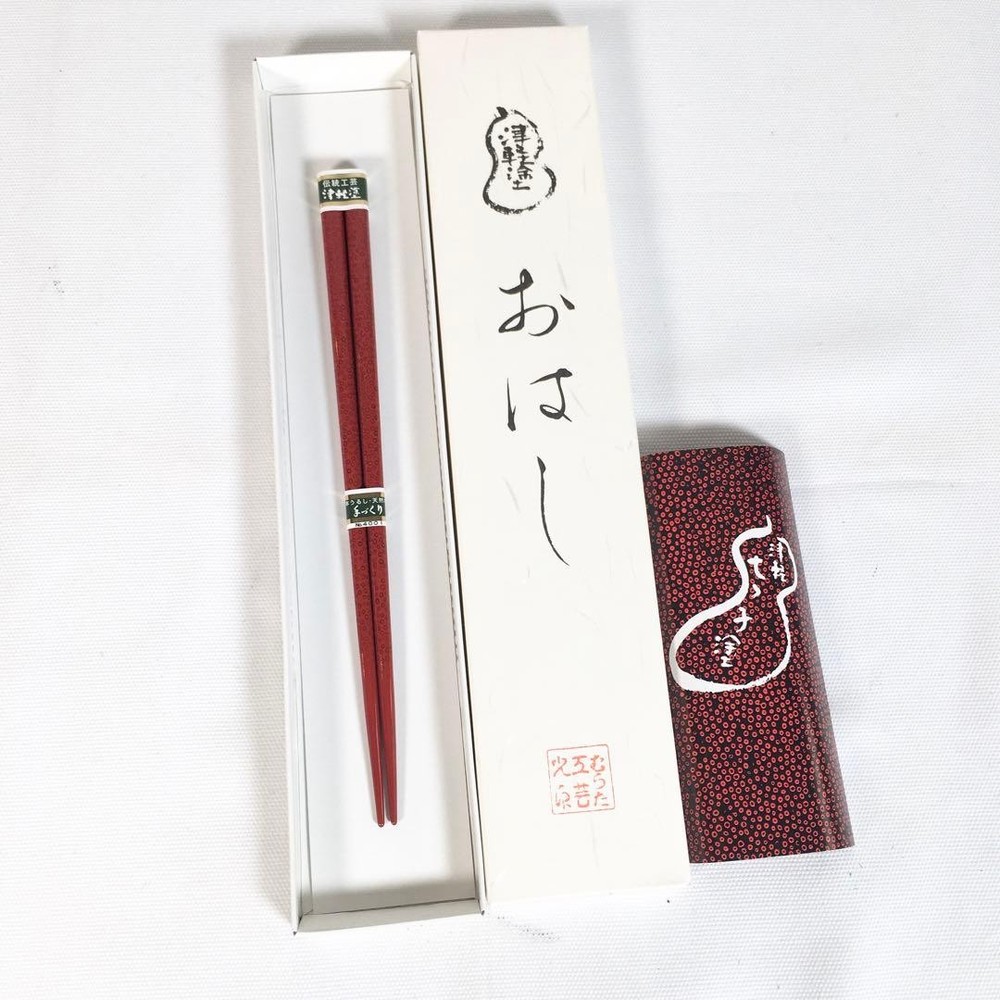 Tsugaru Lacquered Chopsticks Nanako Unused 20.5cm Japanese Tableware