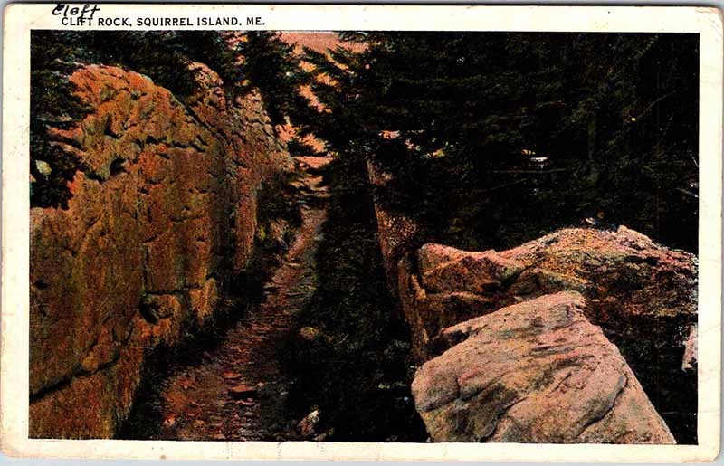 Postcard NATURE SCENE Squirrel Island Maine ME m/09 AO4786