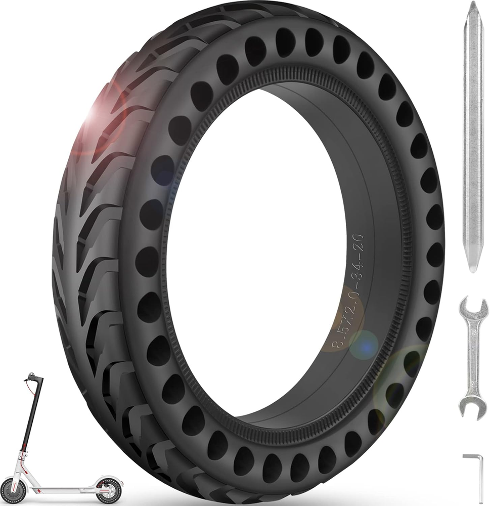 BANGTING 50/75-6.1 Solid Tires for Electric Scooter, 8 1/2 X2 Tire for Gotrax
